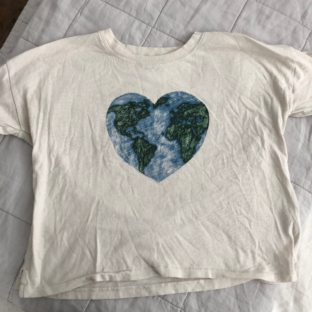 Madewell earth heart t-shirt